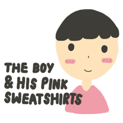 The Boy & His Pink Sweatshirts