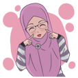 Go Hijab : Sachet Stickers v.1