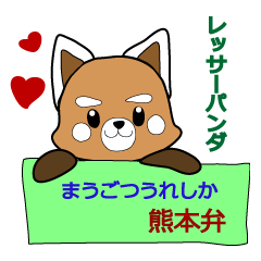 Kumamoto dialect lesser panda