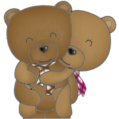 Choco Bear in love