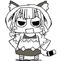 Cat's cosplay woman