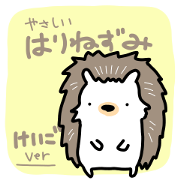A gentle and gentle hedgehog