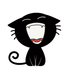 Si Kucing Hitam 2 – LINE stickers | LINE STORE