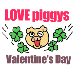 LOVE Piggys valentaine's day