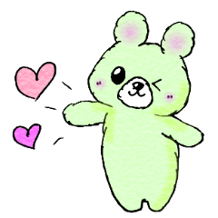 cute bear and rabbit Sticker2021
