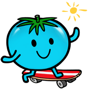 Little Eggie & Tomato Blue ~