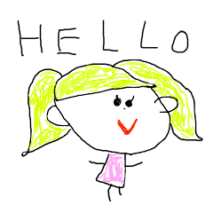 らくがきしたよ 英語 4 Line スタンプ Line Store