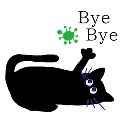 Black Cat with CORONA (Animations)