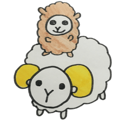 Chichan&Me-chan of Sheeps