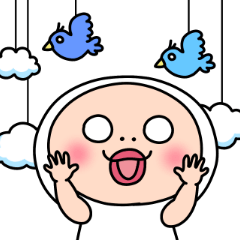 飛び出す しろめちゃん その1 Line スタンプ Line Store