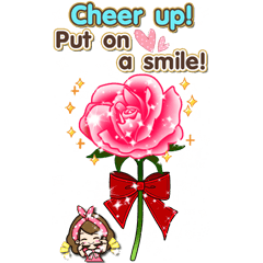 Flowers for You (Big Sticker English)
