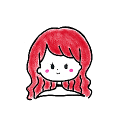 red hair&choker girl