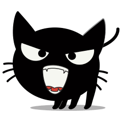 Si Kucing  Hitam 3 Stiker LINE LINE STORE Si Kucing  Hitam 3 Stiker LINE LINE STORE