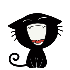 Black Cat Animated 2