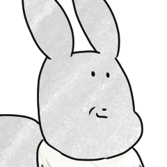 A long-faced rabbit Tamanojo.
