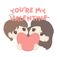you are my valentine.