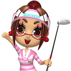 Golf ookura's image character MINAMI