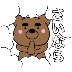 Eyebrow bear Kansai dialect5