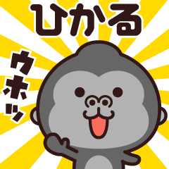 Sticker of the gorilla (hikaru)