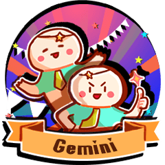 Gemini personality stickers