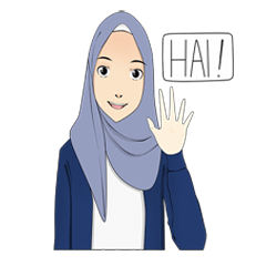Girl With Blue Hijab