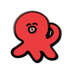Sticker of the octopus3