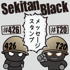 Sekitan Black Message Sticker T20&426