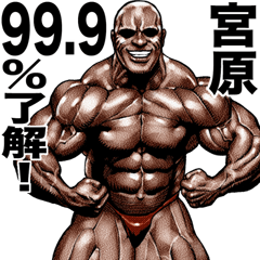 Miyahara dedicated Muscle macho sticker