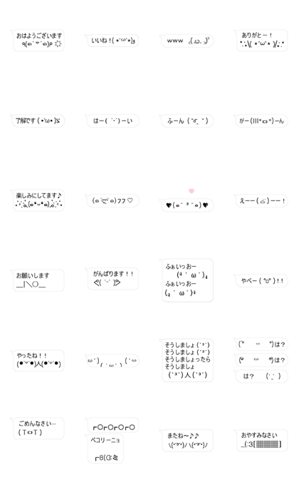 the cute Speech balloon & emoticon