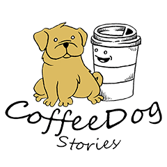Kaffee the Coffee Dog Stories Stickers