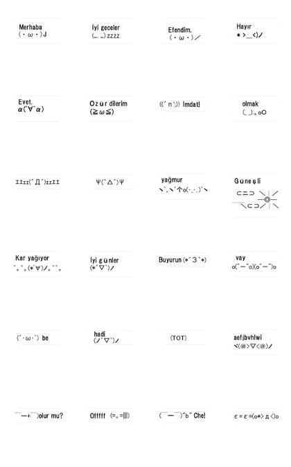 Moving emoji characters in Turkish
