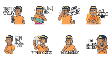 Jaseng: Sachet Sticker V.02