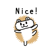 Hedgehog animated stickers