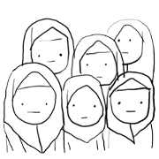 Terrible Stickers - Hijab Girls