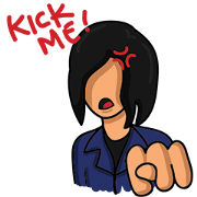 No Expression Face Sticker : Sachet