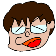 Mature glasses boys Sticker
