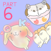 rabbit stickers mimi