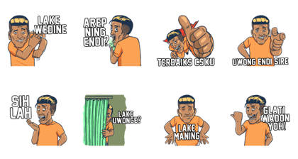 Jaseng: Sachet Sticker V.03