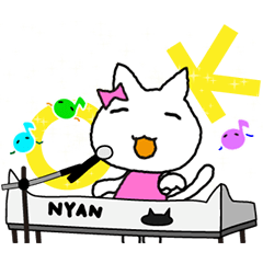 The happy little cat 2 (animation) – LINE stickers | LINE STORE