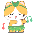 Baby yellow cat 2 : Pop-up stickers