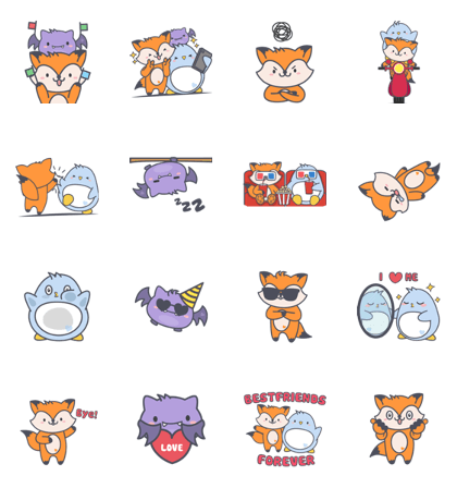 Piki's friends