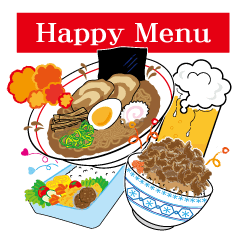 Happy menu