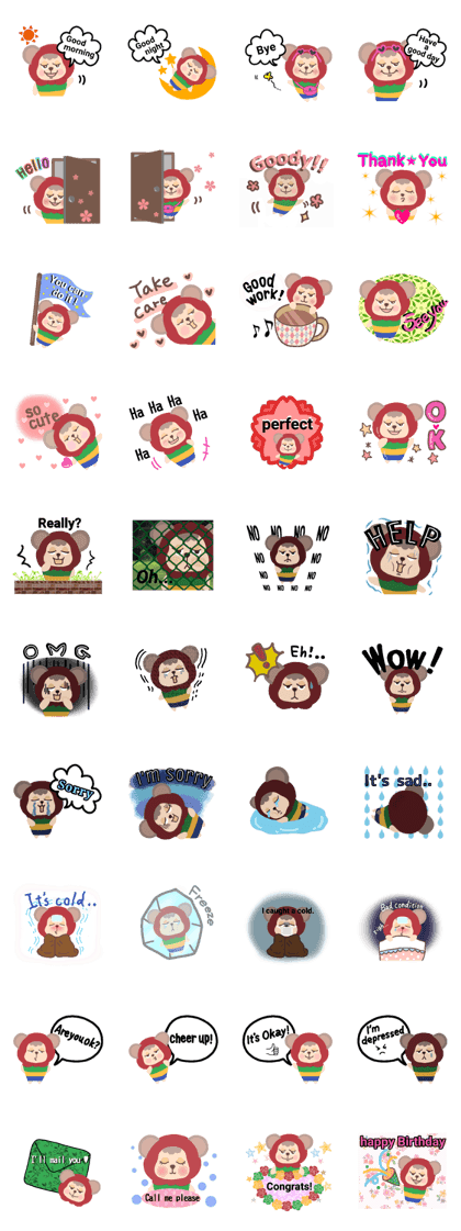 avery's english sticker