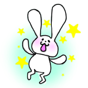 white rabbit a chick