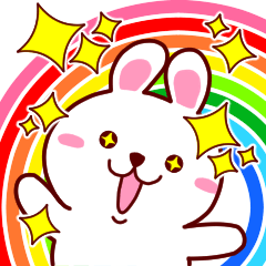 Punipuni Rabbit Stickers 2