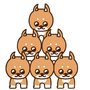 shiba-dog sents sticker