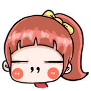 Cute Girl Little Rain-Emoticon