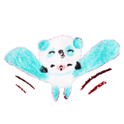 Panda-chan's easy dayry talk sticker