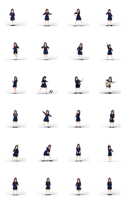 Moving School Girl 2
