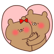 Kumao & Kumako sticker